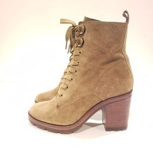 frye women's myra lug combat boot